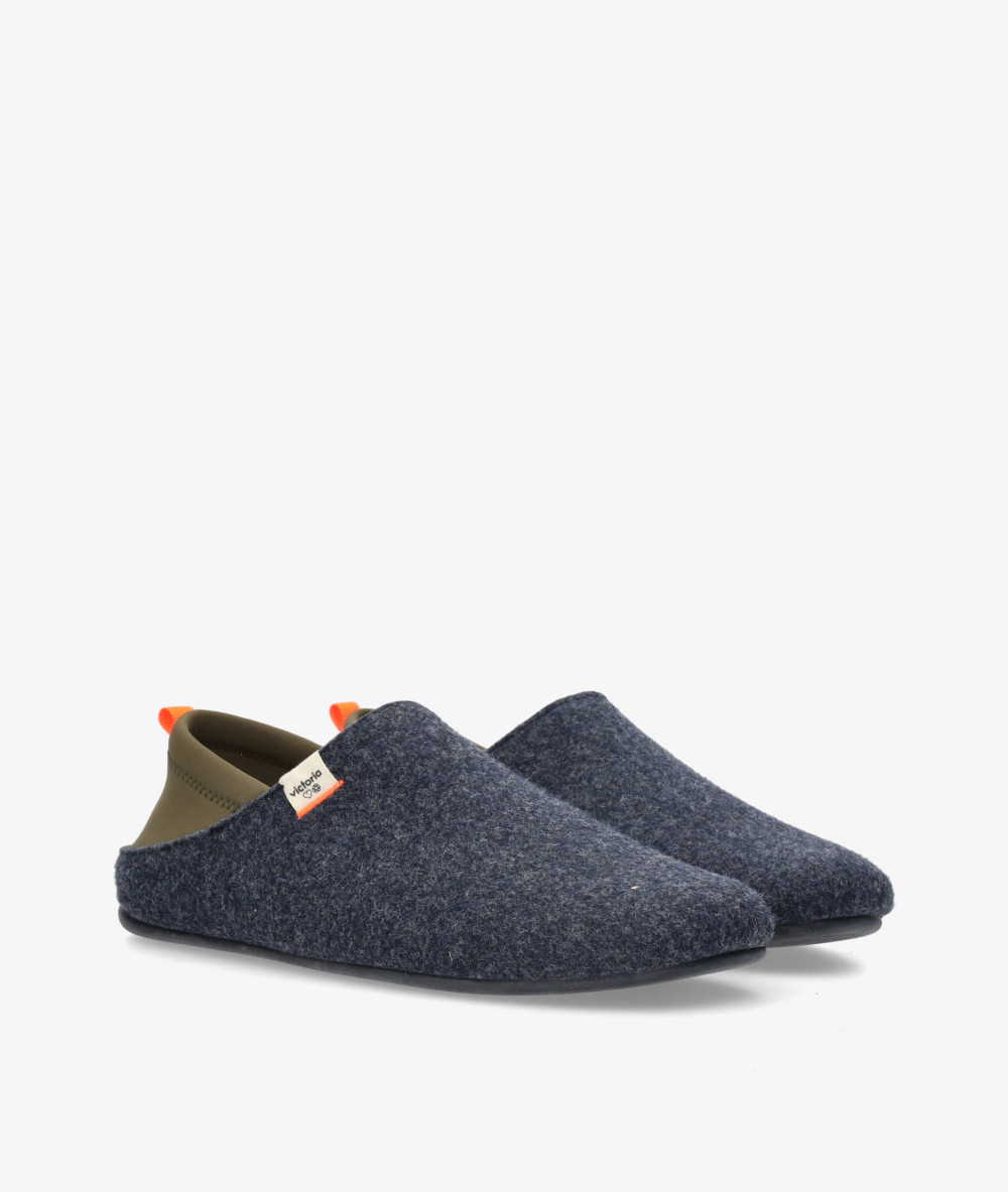Zapatillas de casa Victoria  1081115 en azul marino