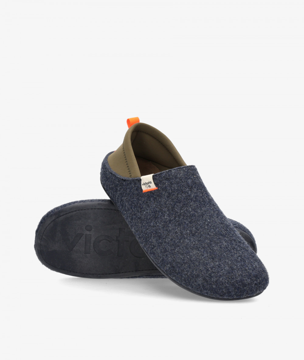 Zapatillas de casa Victoria  1081115 en azul marino