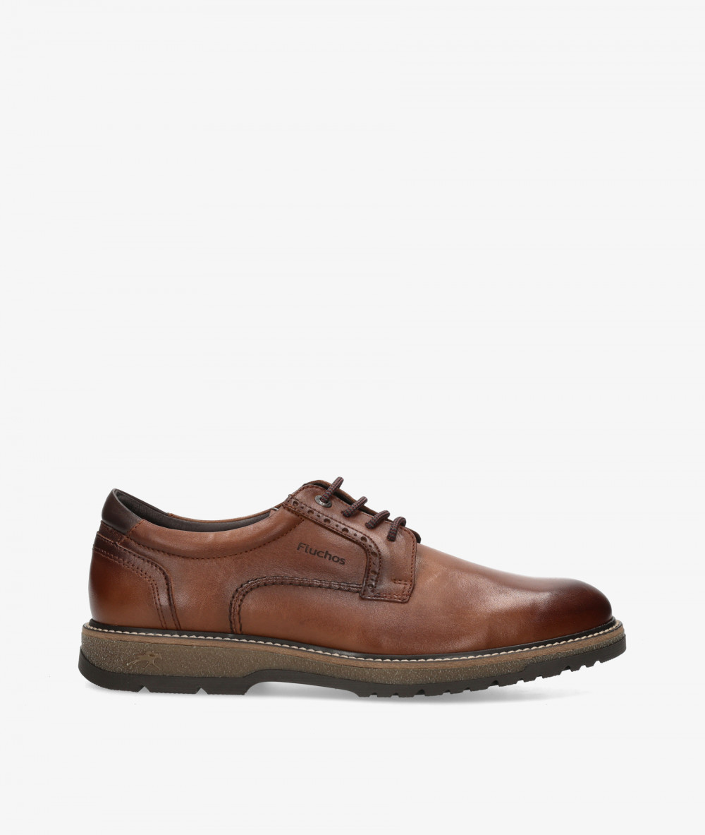 Zapatos de cordones Fluchos F2319 en cuero