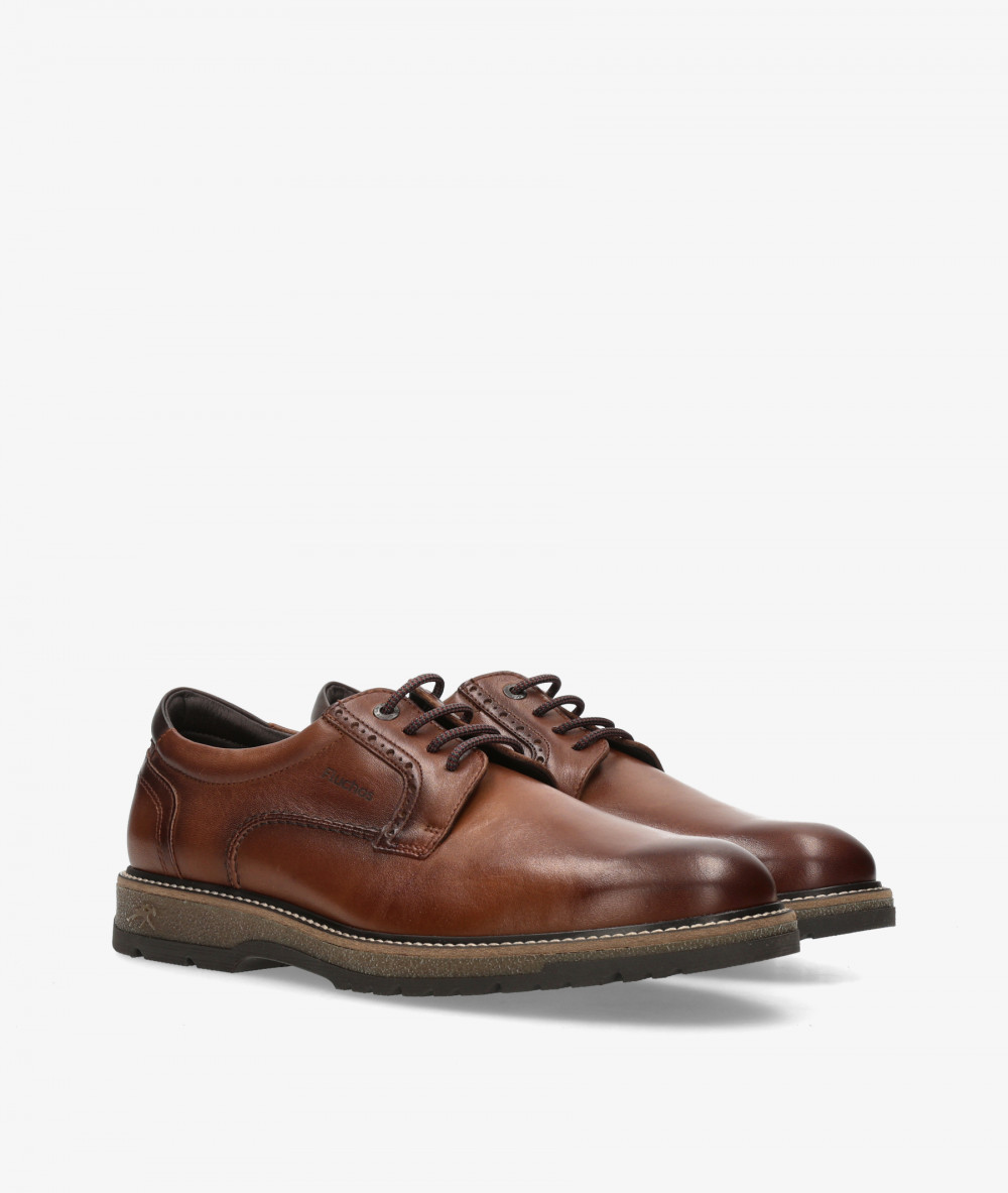 Zapatos de cordones Fluchos F2319 en cuero