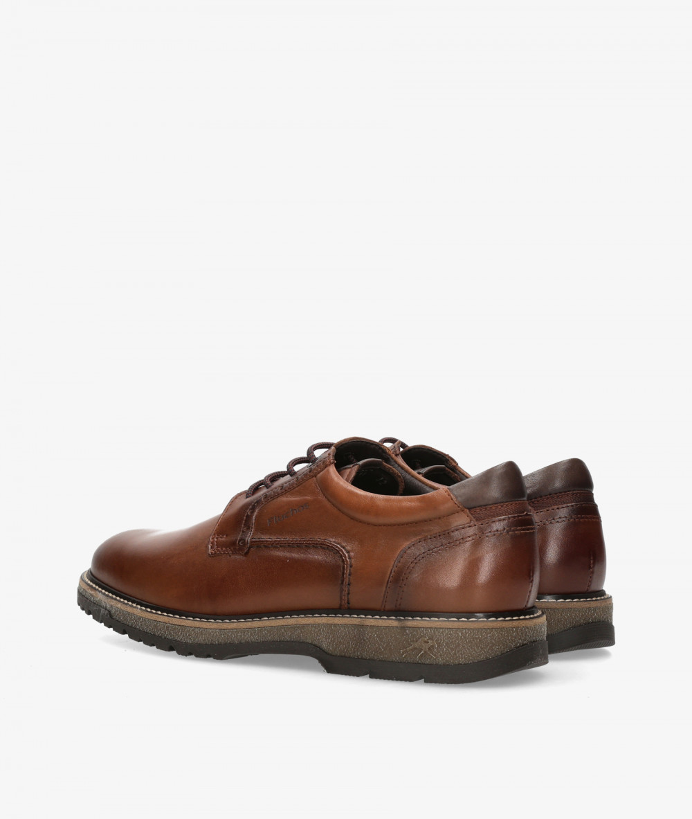 Zapatos de cordones Fluchos F2319 en cuero