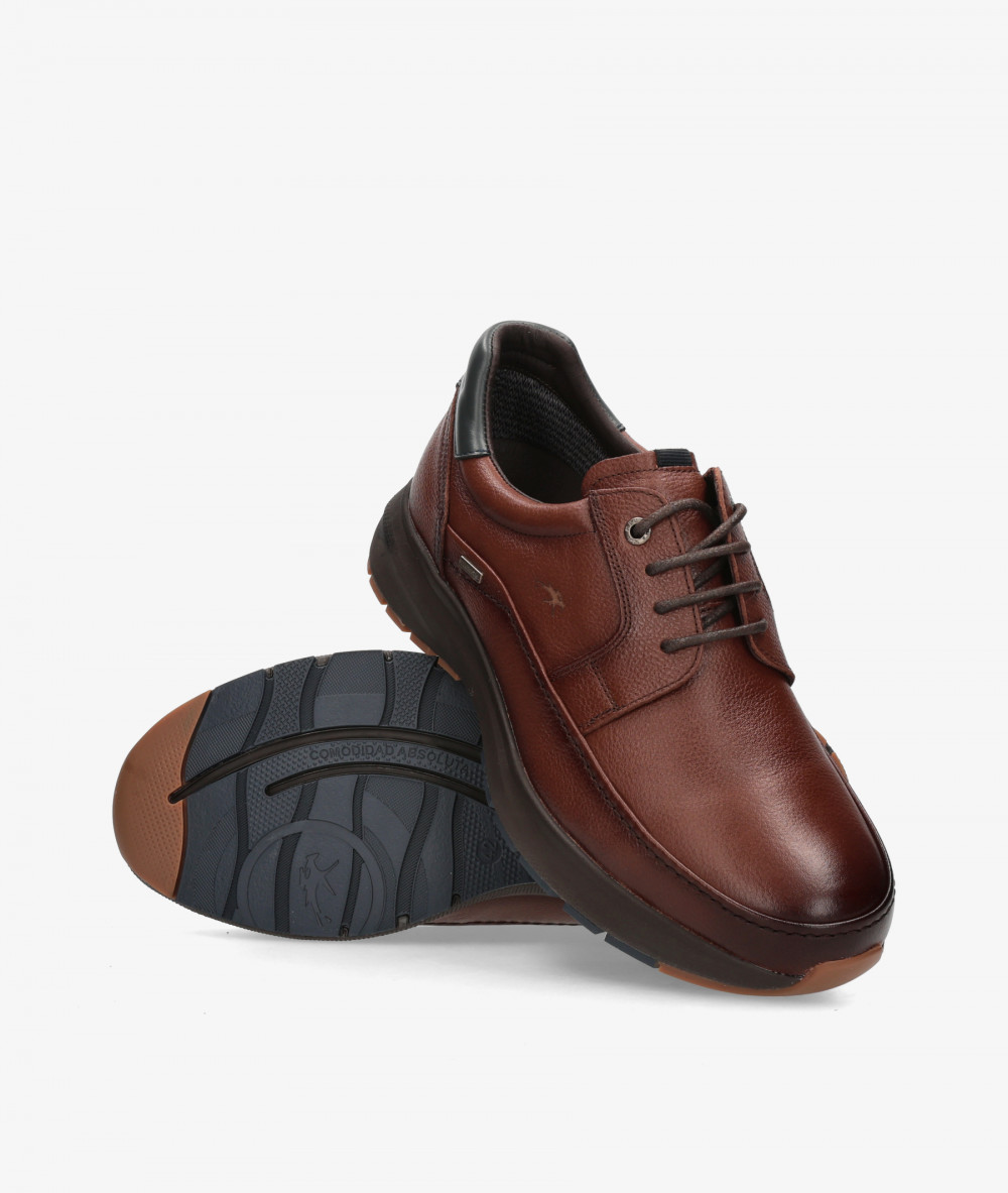 Zapatos de cordones Fluchos F2065 en cuero