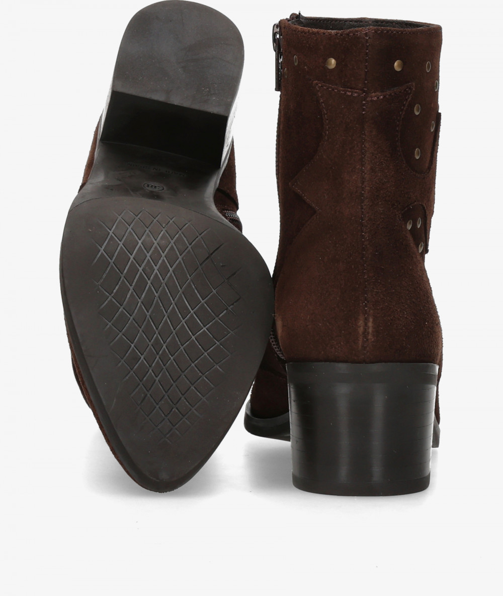 Botines pabloochoa.shoes  39515 en serraje marrón