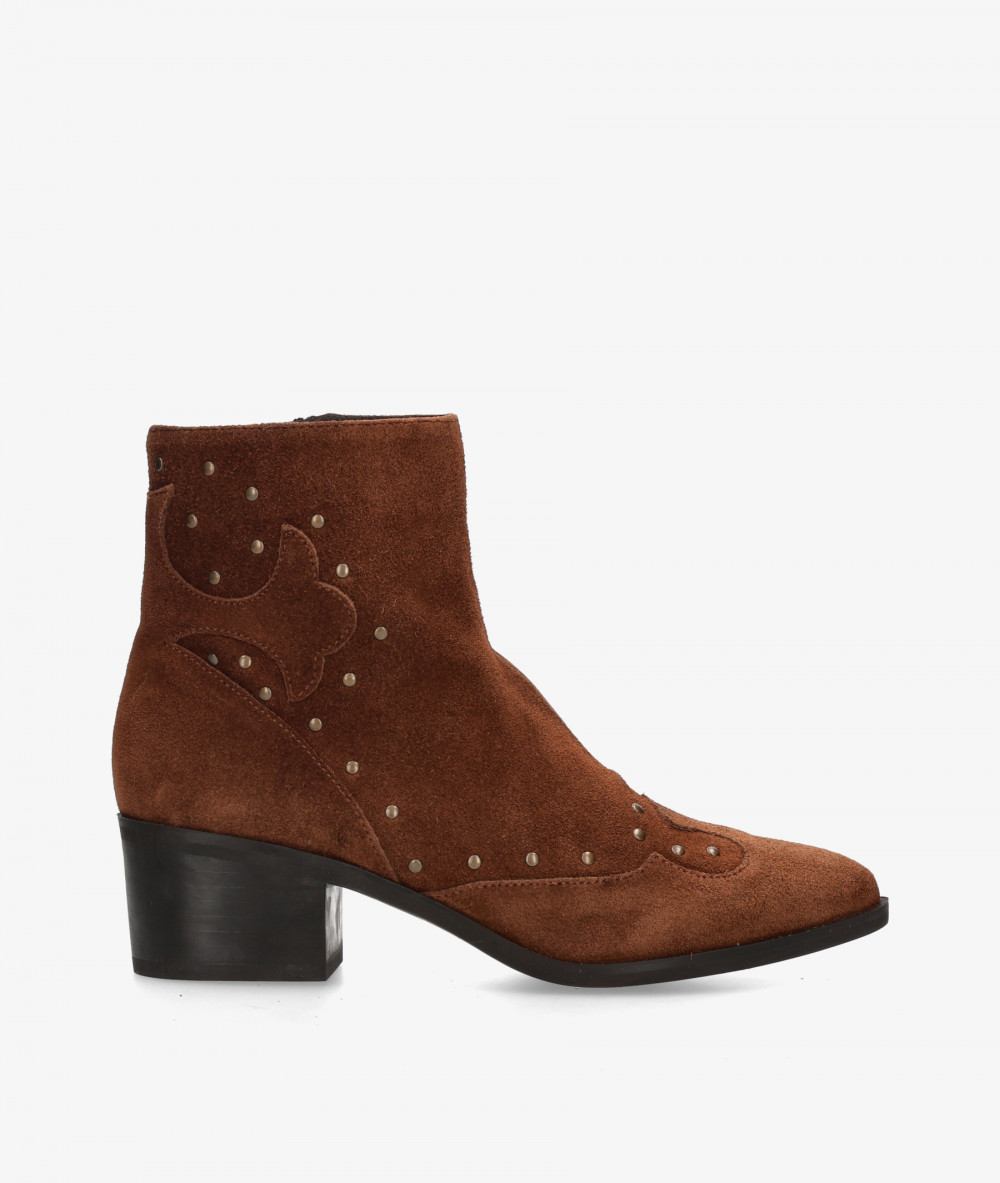 Botines pabloochoa.shoes  39515 en serraje cuero