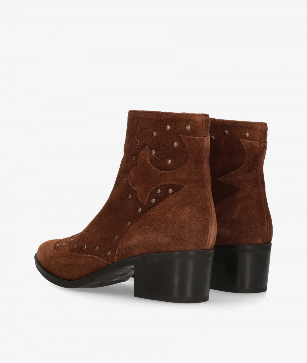 Botines pabloochoa.shoes  39515 en serraje cuero