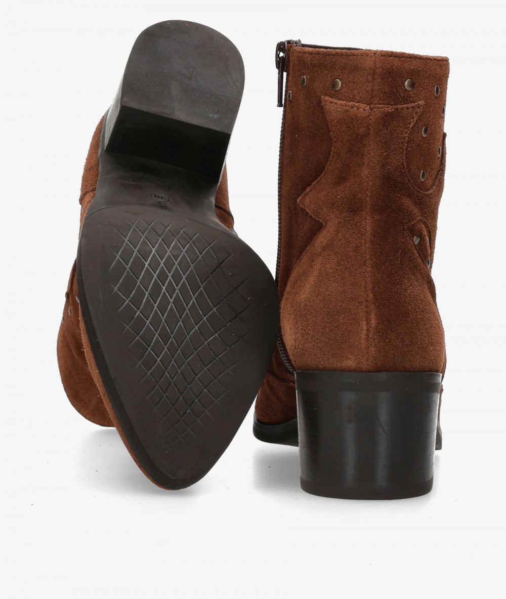 Botines pabloochoa.shoes  39515 en serraje cuero