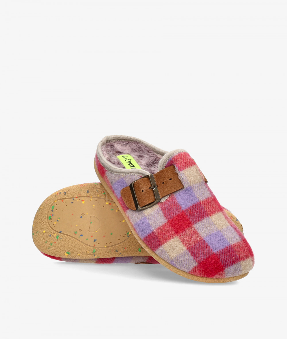 Hot potatoes Clog shoes 80952 in mauve