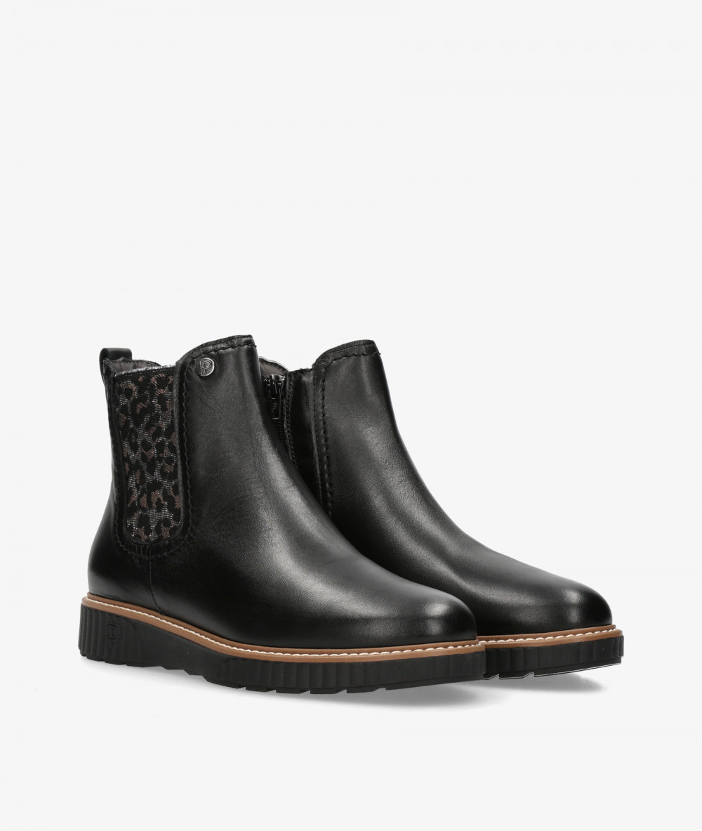 Botines Pitillos  11556 en negro