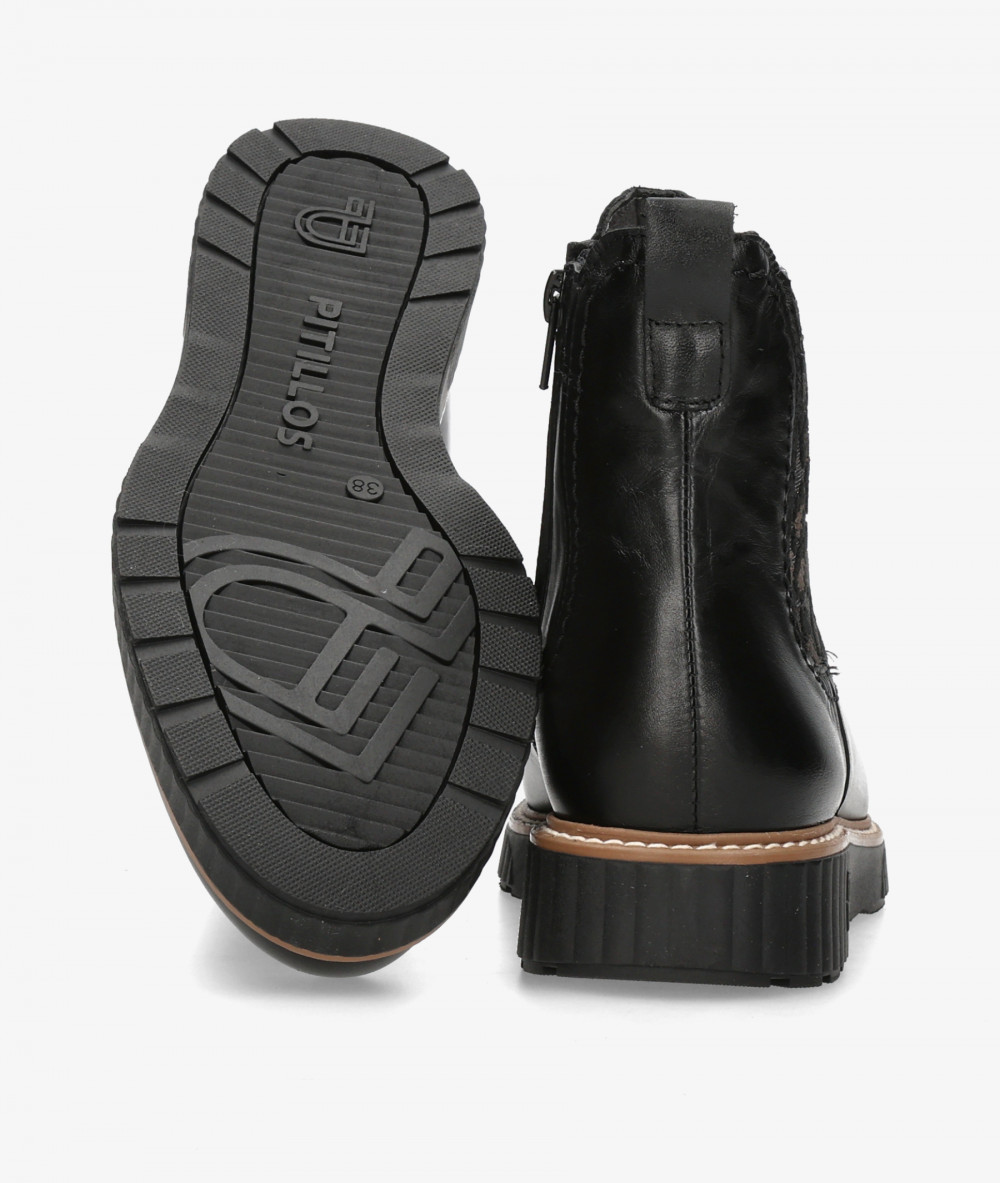 Botines Pitillos  11556 en negro