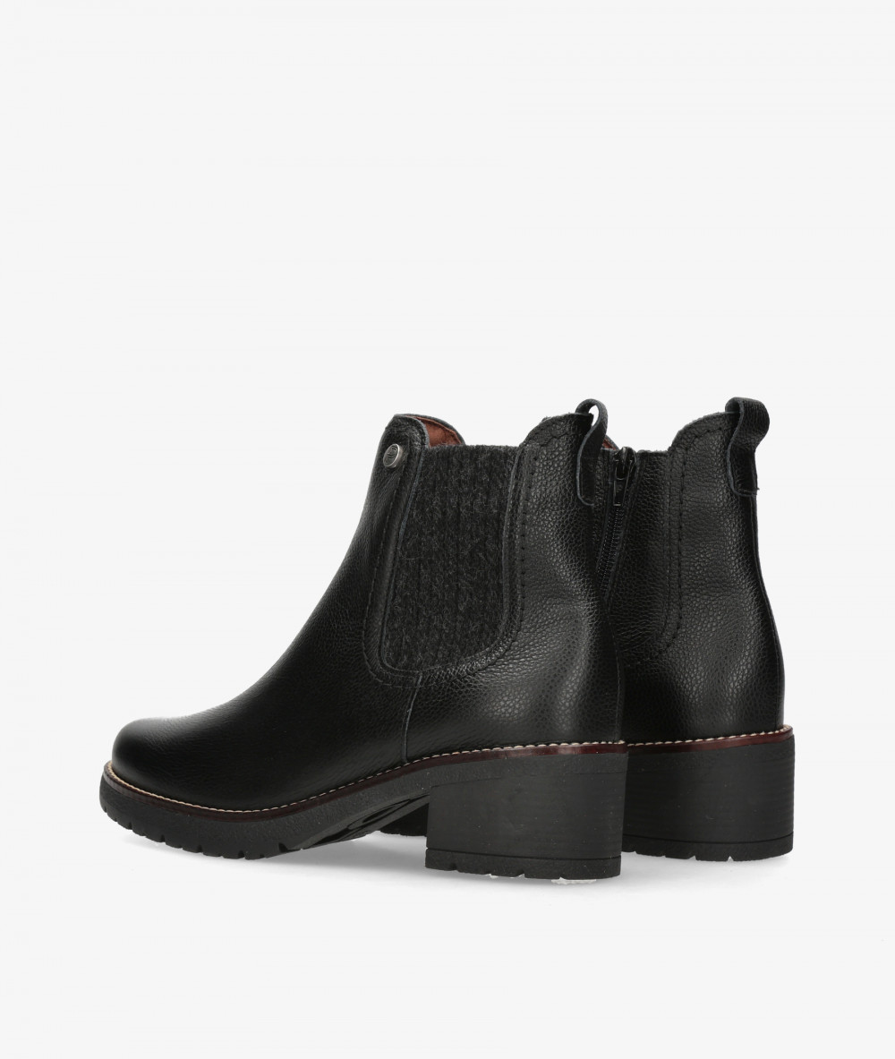 Botines Blanco y negro  20523 en negro