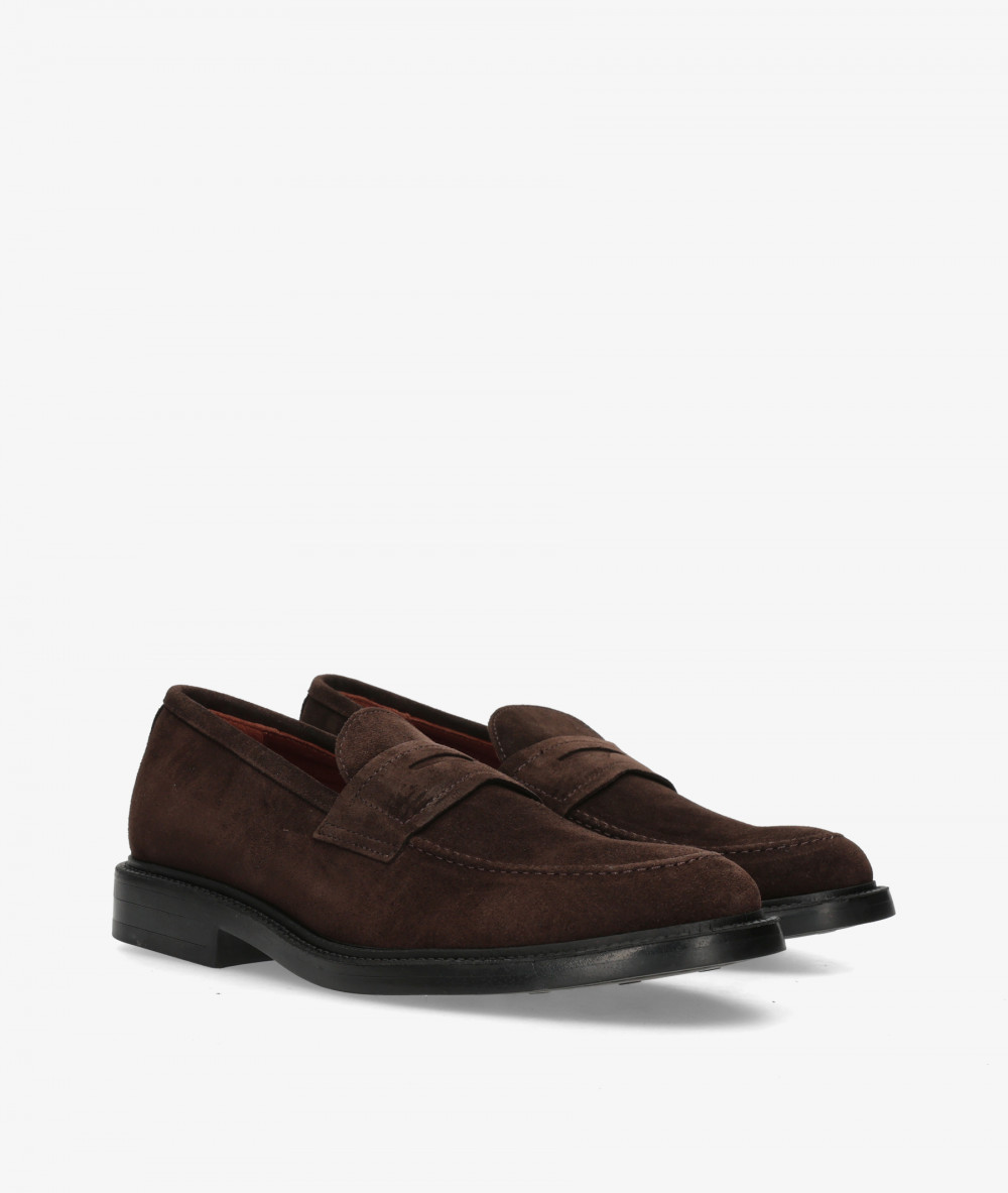 Kénnebec Loafers 21720 in brown suede