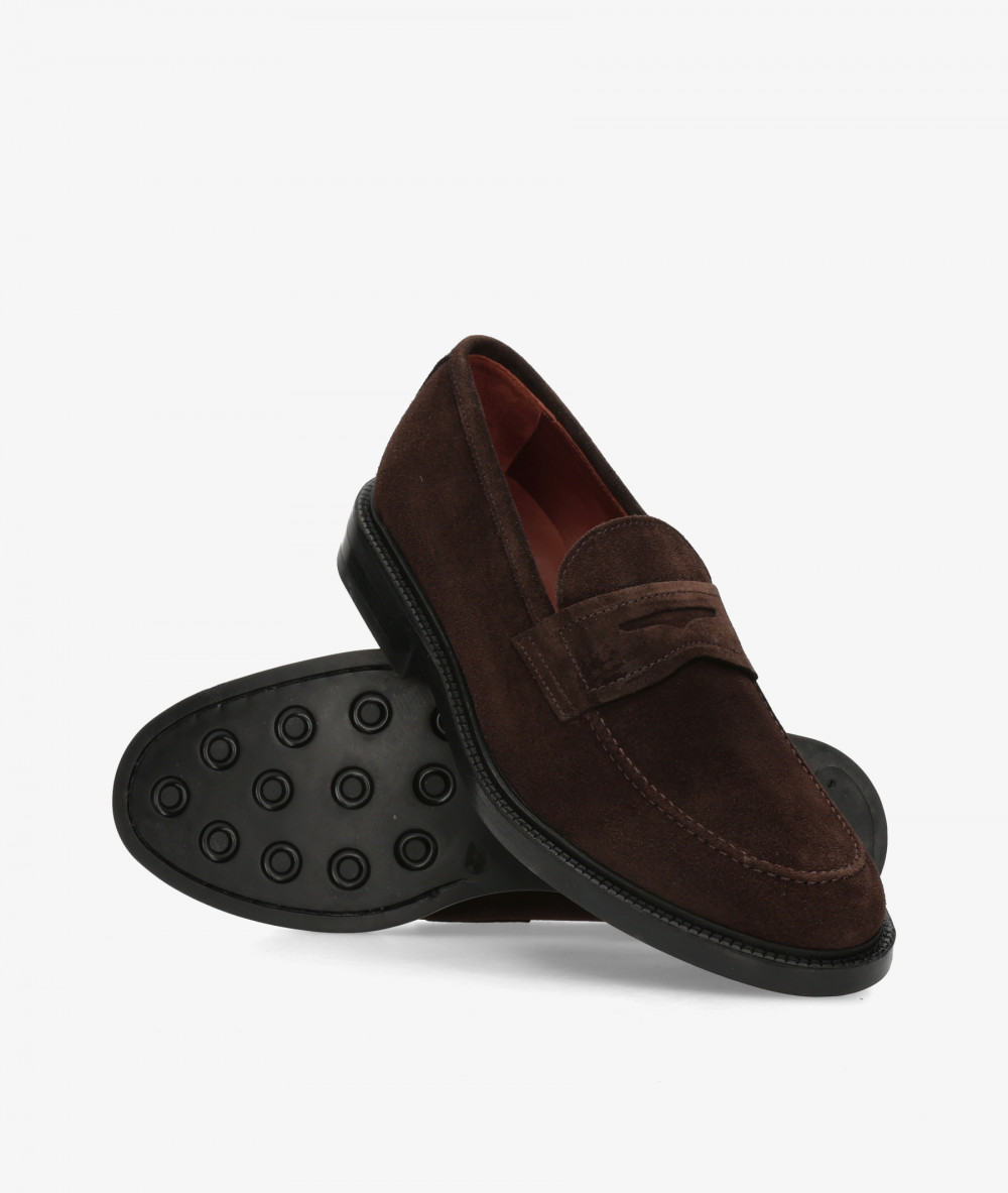 Kénnebec Loafers 21720 in brown suede
