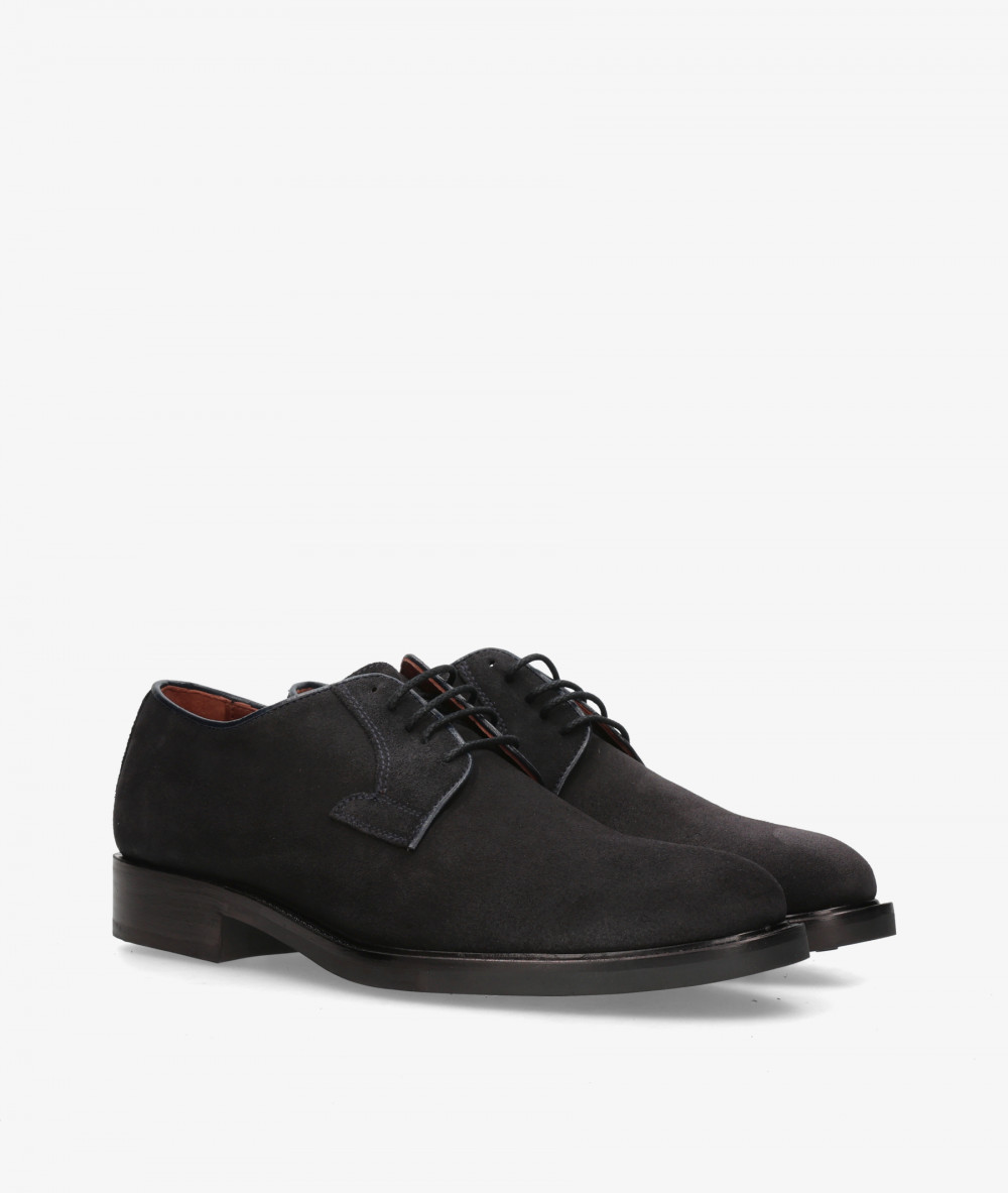 Kénnebec Lace-up shoes 21721 in blue suede