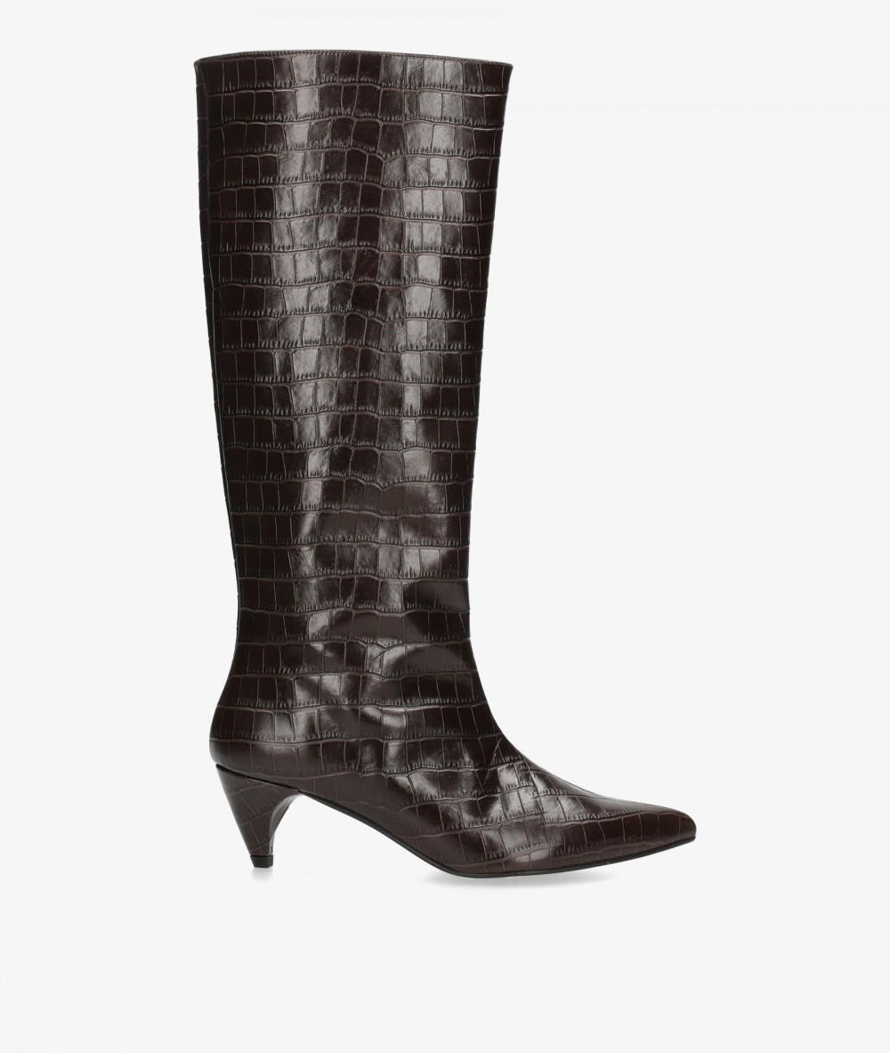 Botas BLOOM  SUSAN en coco marrón