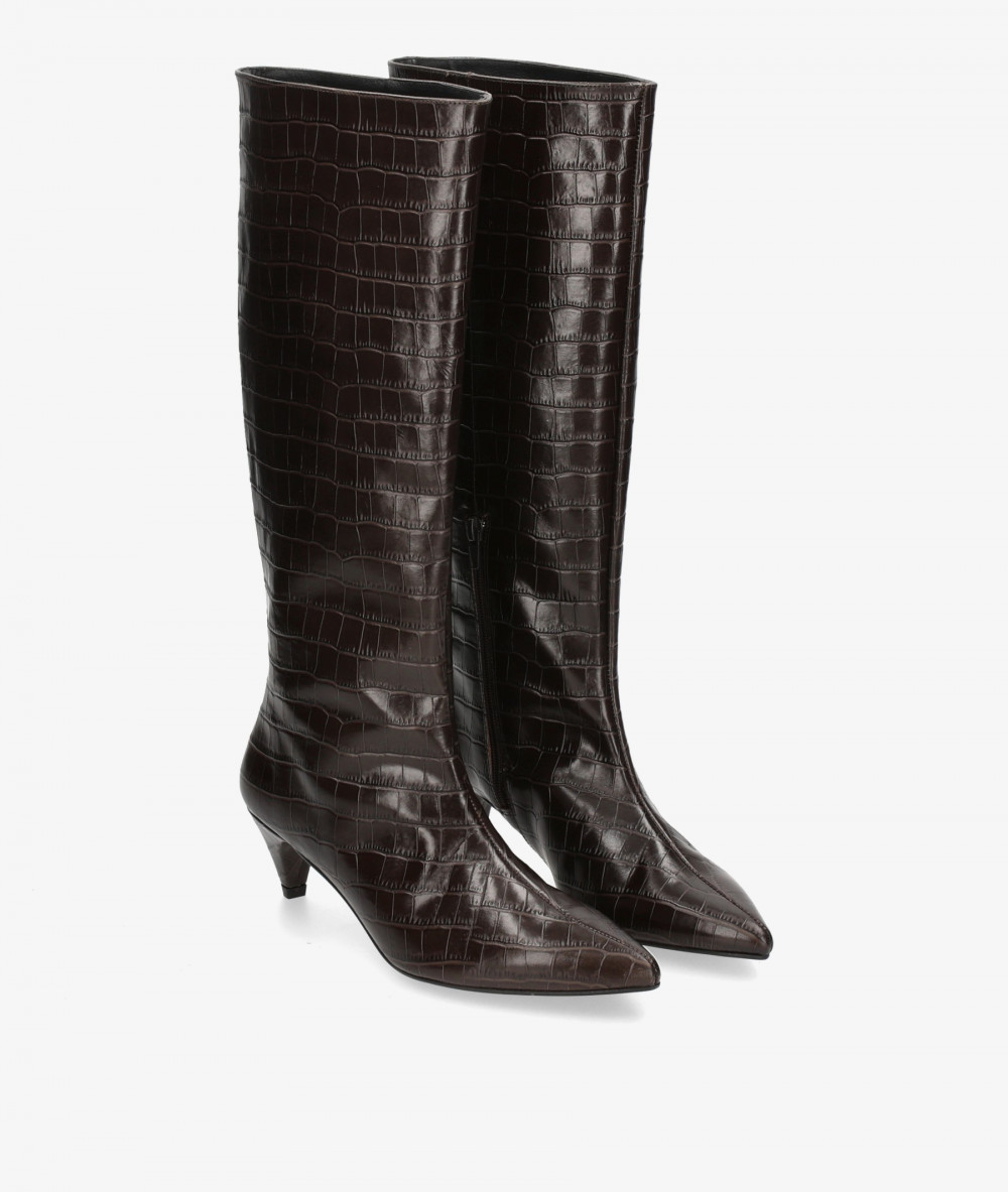 Botas BLOOM  SUSAN en coco marrón
