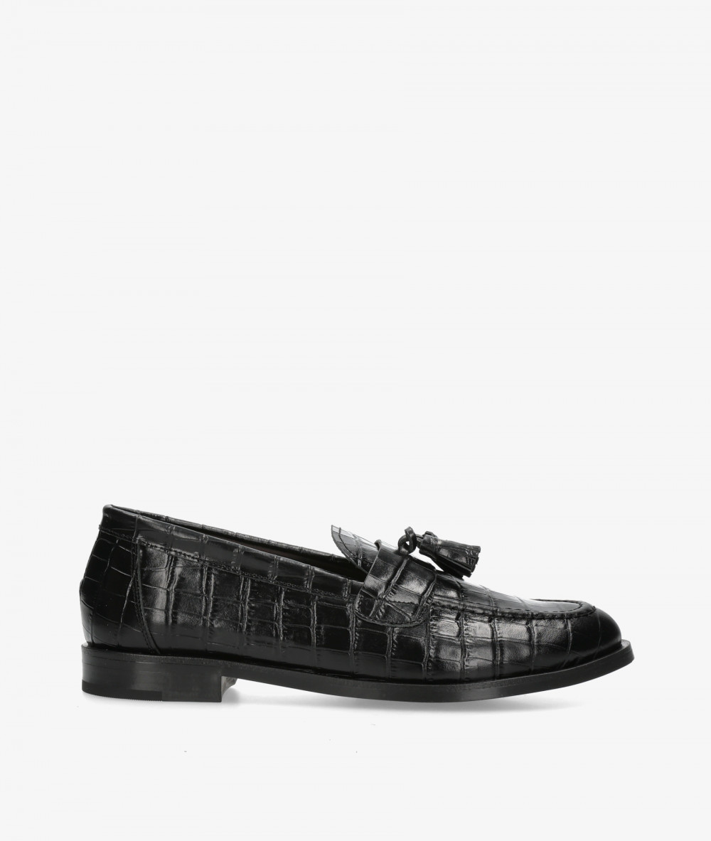 Mocasines BLOOM MERCE en coco negro