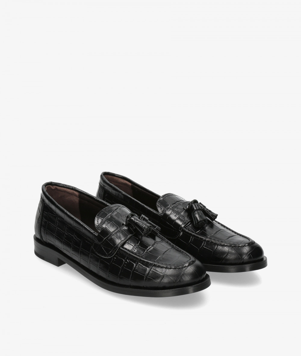 Mocasines BLOOM MERCE en coco negro