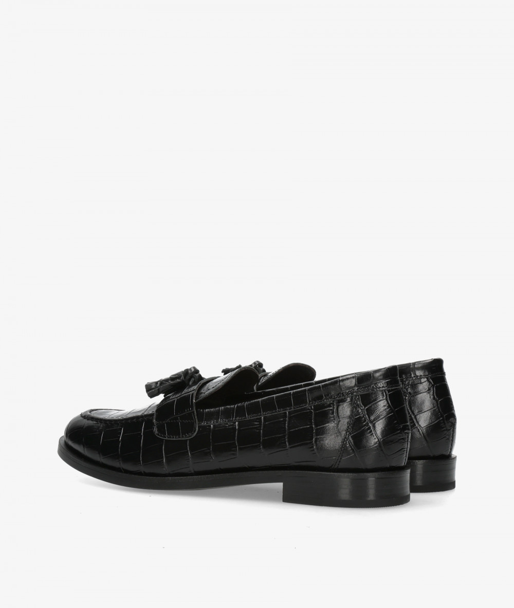 Mocasines BLOOM MERCE en coco negro