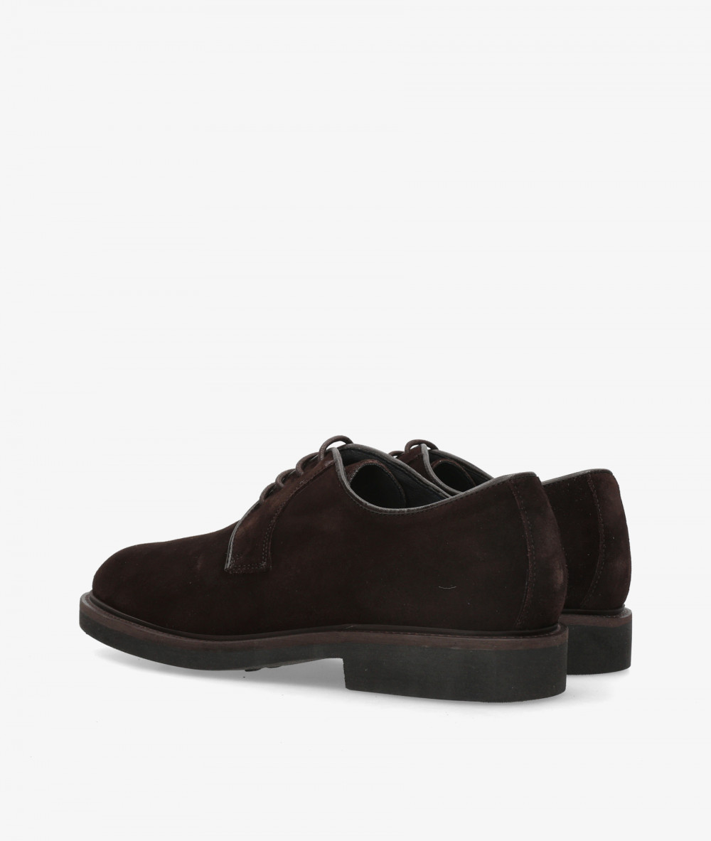 Traveris Lace-up shoes 28751 in brown split suede