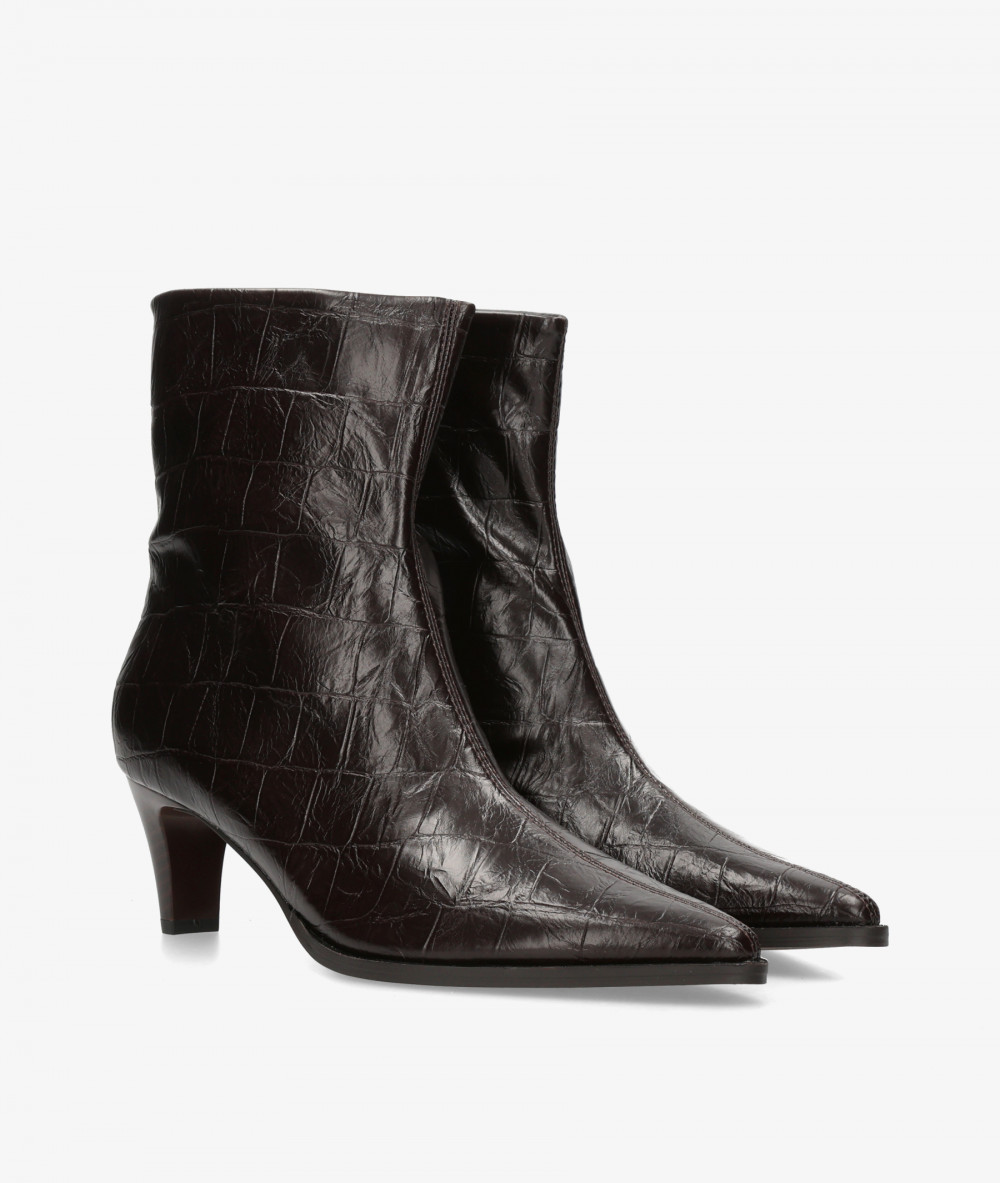 Botines Corina  M6886 en coco marrón
