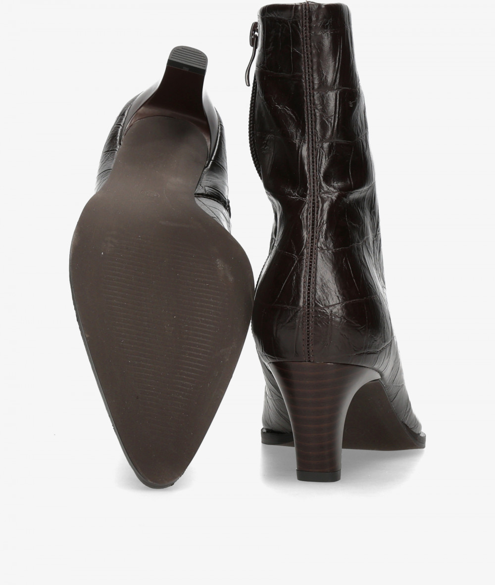 Botines Corina  M6886 en coco marrón
