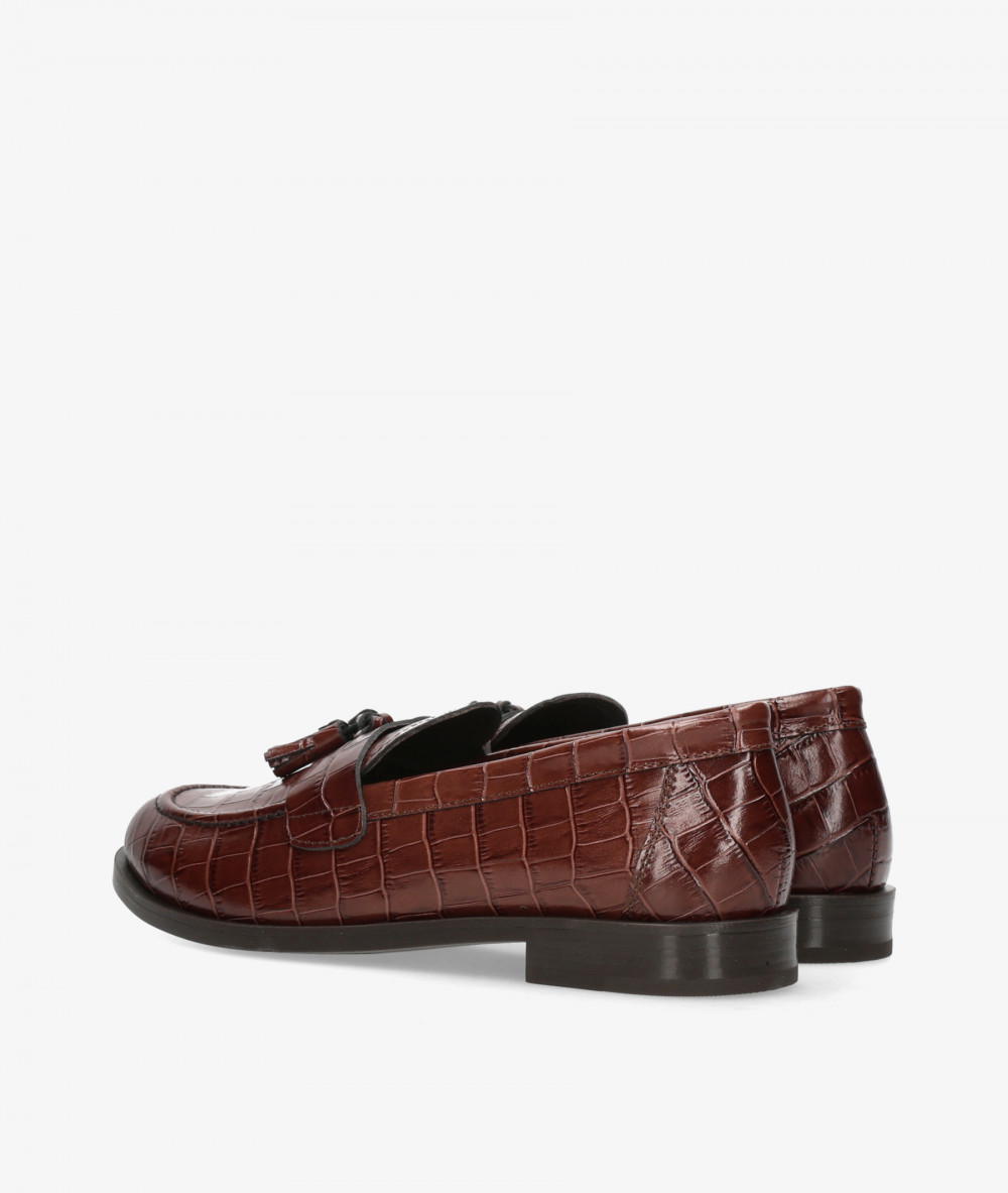Mocasines BLOOM 1023 en coco marrón