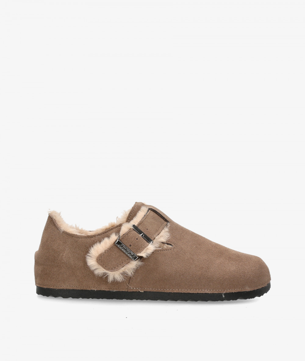 ABOTINADO-A ISTERIA 1034 en serraje taupe