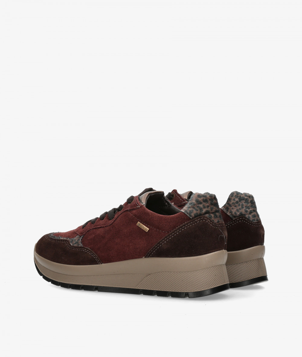 Deportivos Igi&Co  2173311 en serraje burdeos