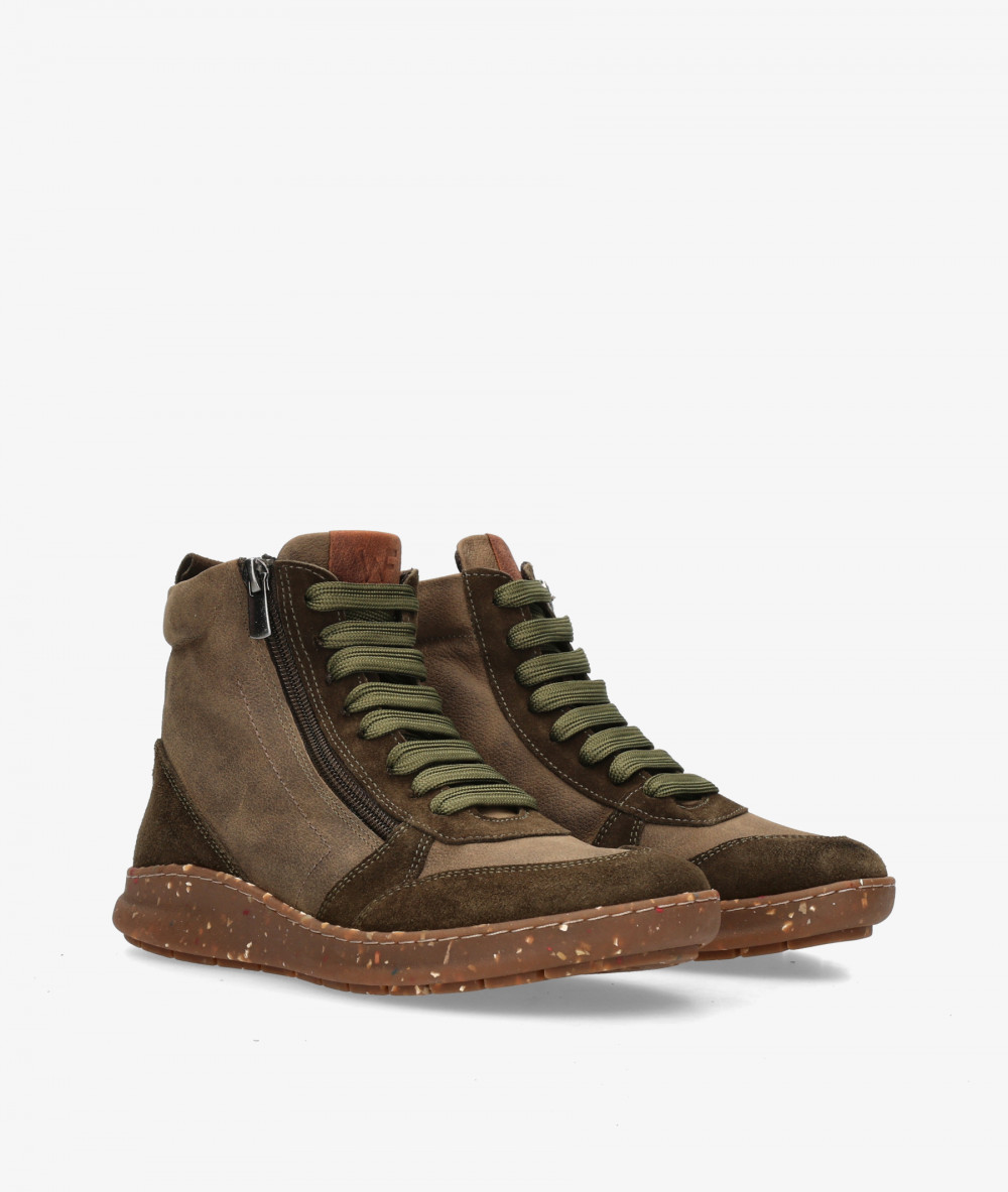 Walk & Fly Sneakers  6004 in kaki