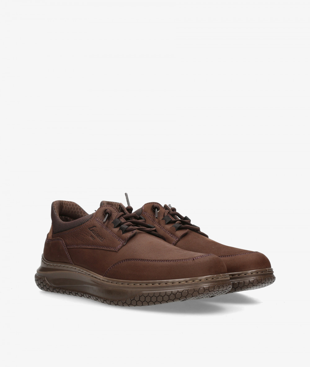 LUISETTI Lace-up shoes 39908 NO in brown nubuck