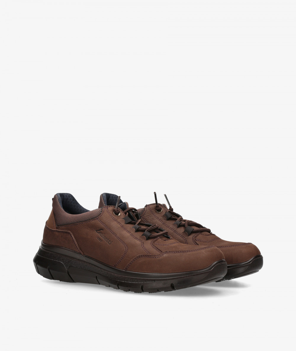 LUISETTI Lace-up shoes 36123 NO in brown nubuck