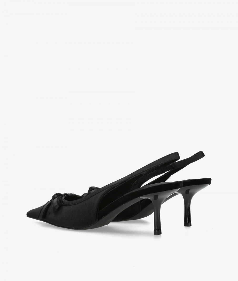 SALON ABIERTO TALON Corina M6717 en NEGRO TERCIOPELO