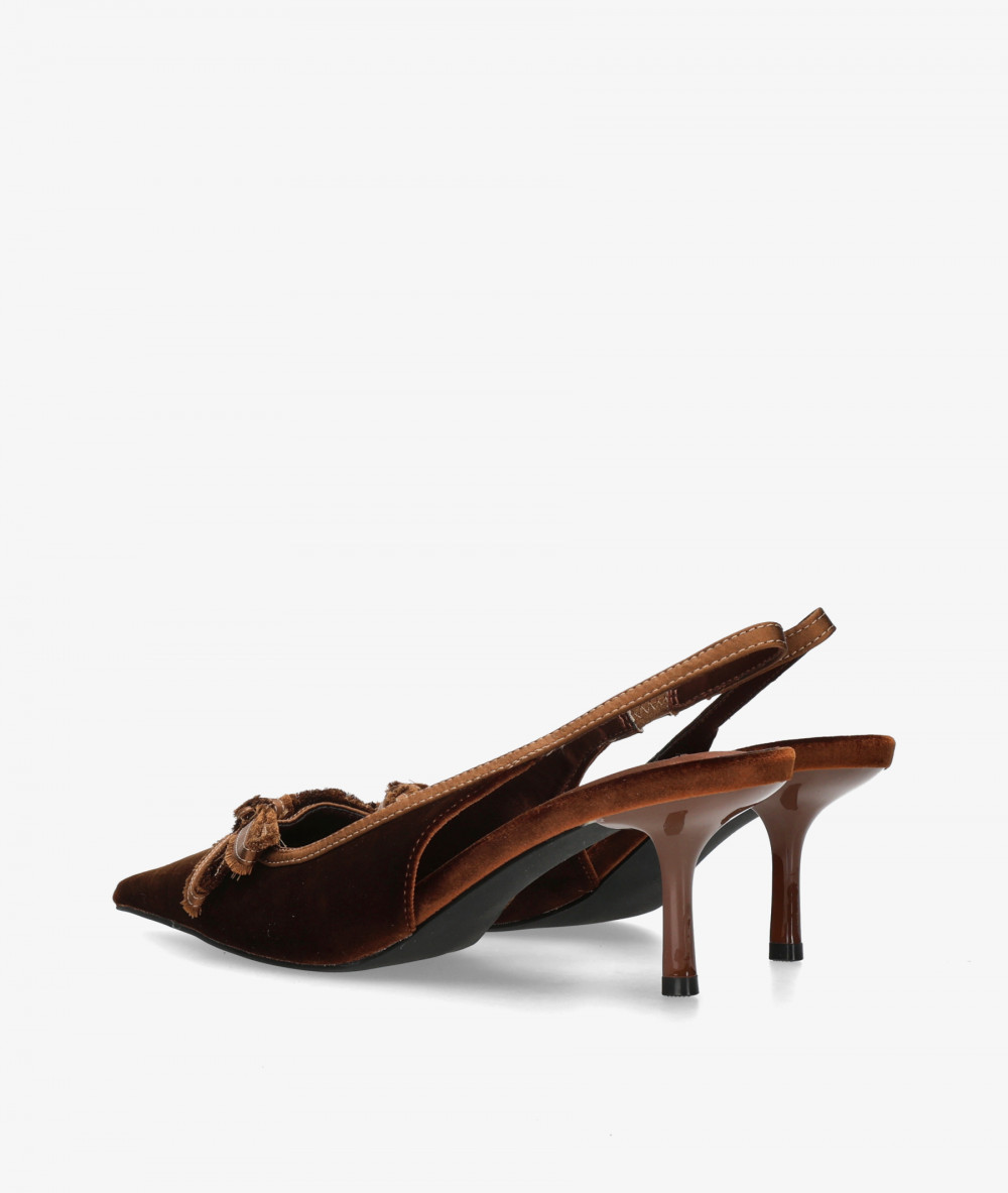 SALON ABIERTO TALON Corina M6717 en CUERO TERCIOPELO