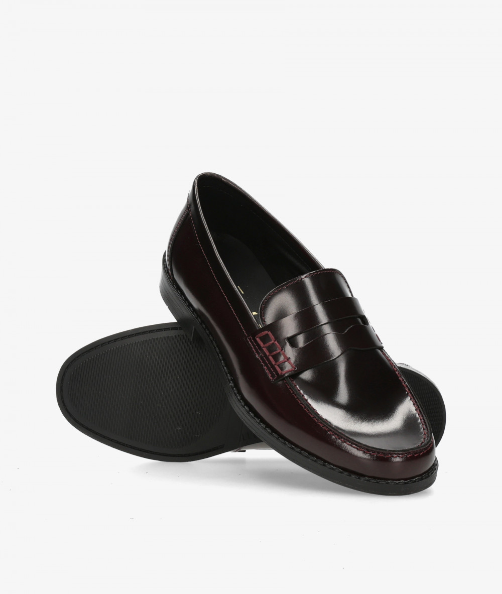 Mocasines pabloochoa.shoes 40871FM1 en burdeos