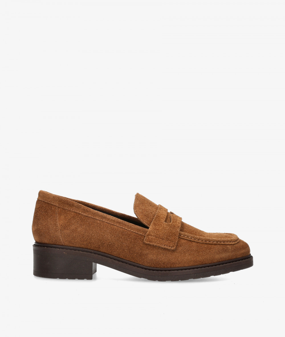 Mocasines Kénnebec 1056 en serraje cuero