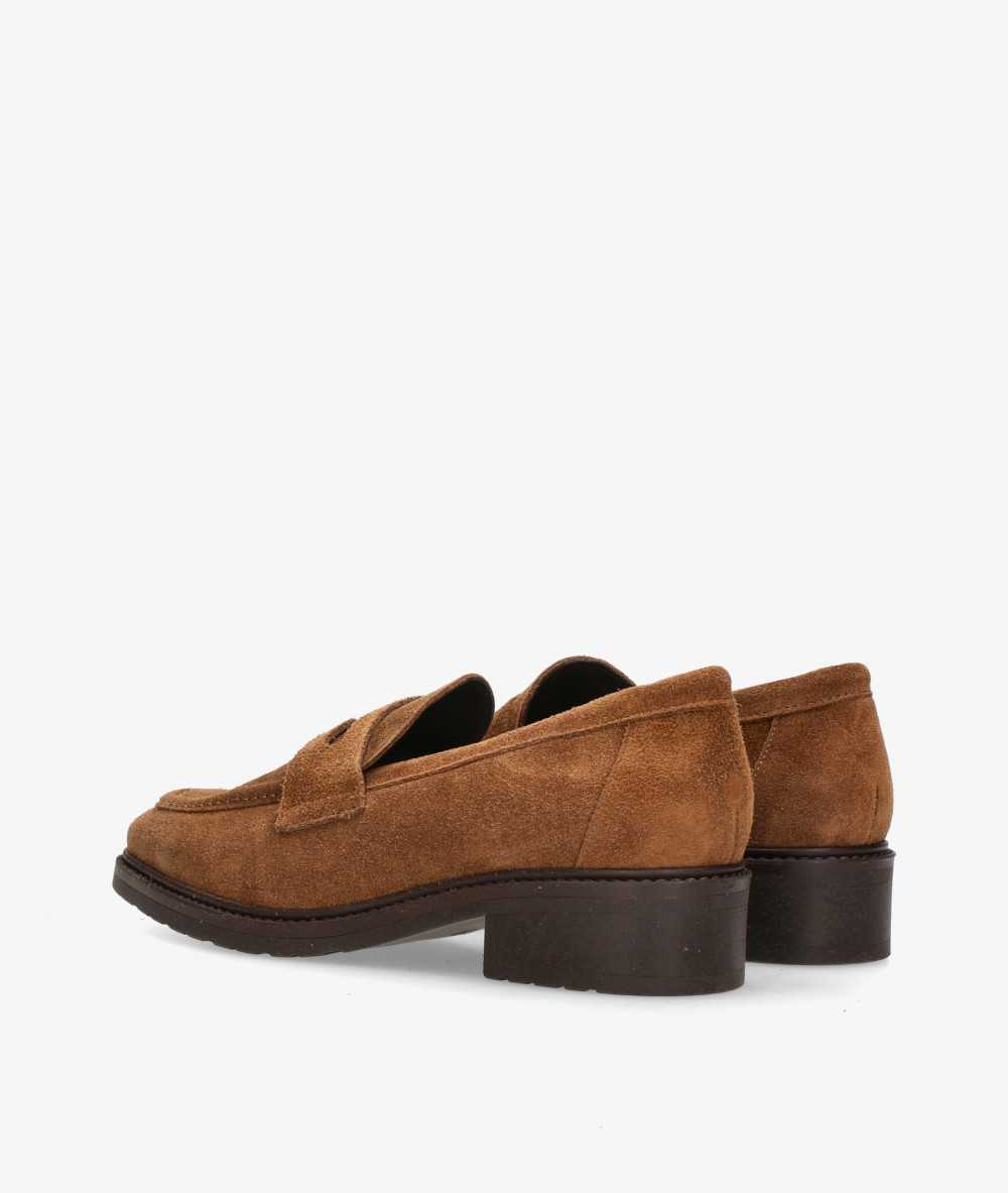 Mocasines Kénnebec 1056 en serraje cuero