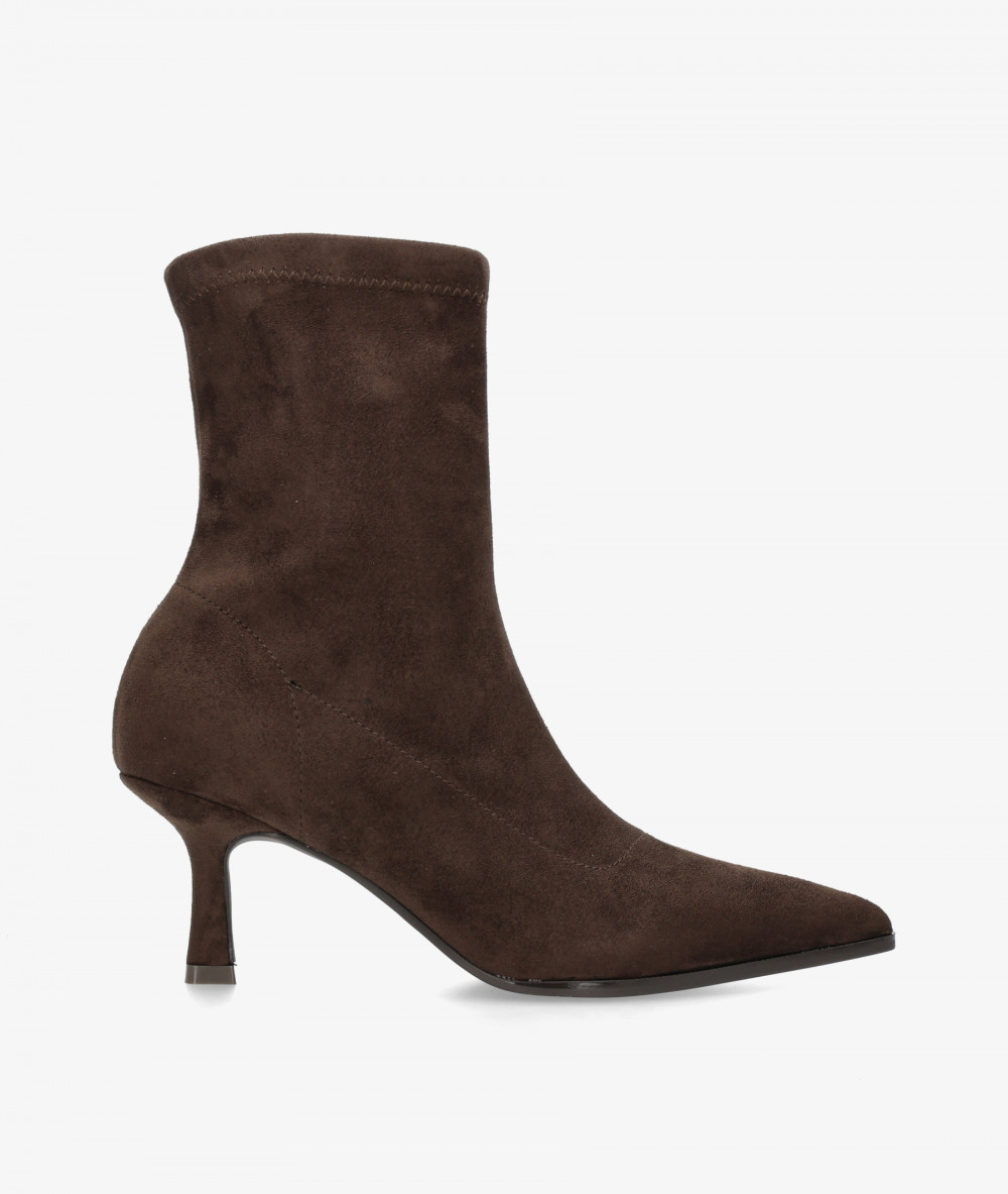 Botines D'angela  31886 en MARRON LYCRA