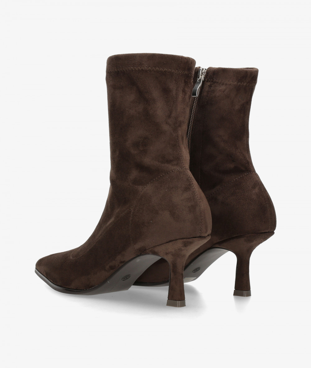 Botines D'angela  31886 en MARRON LYCRA