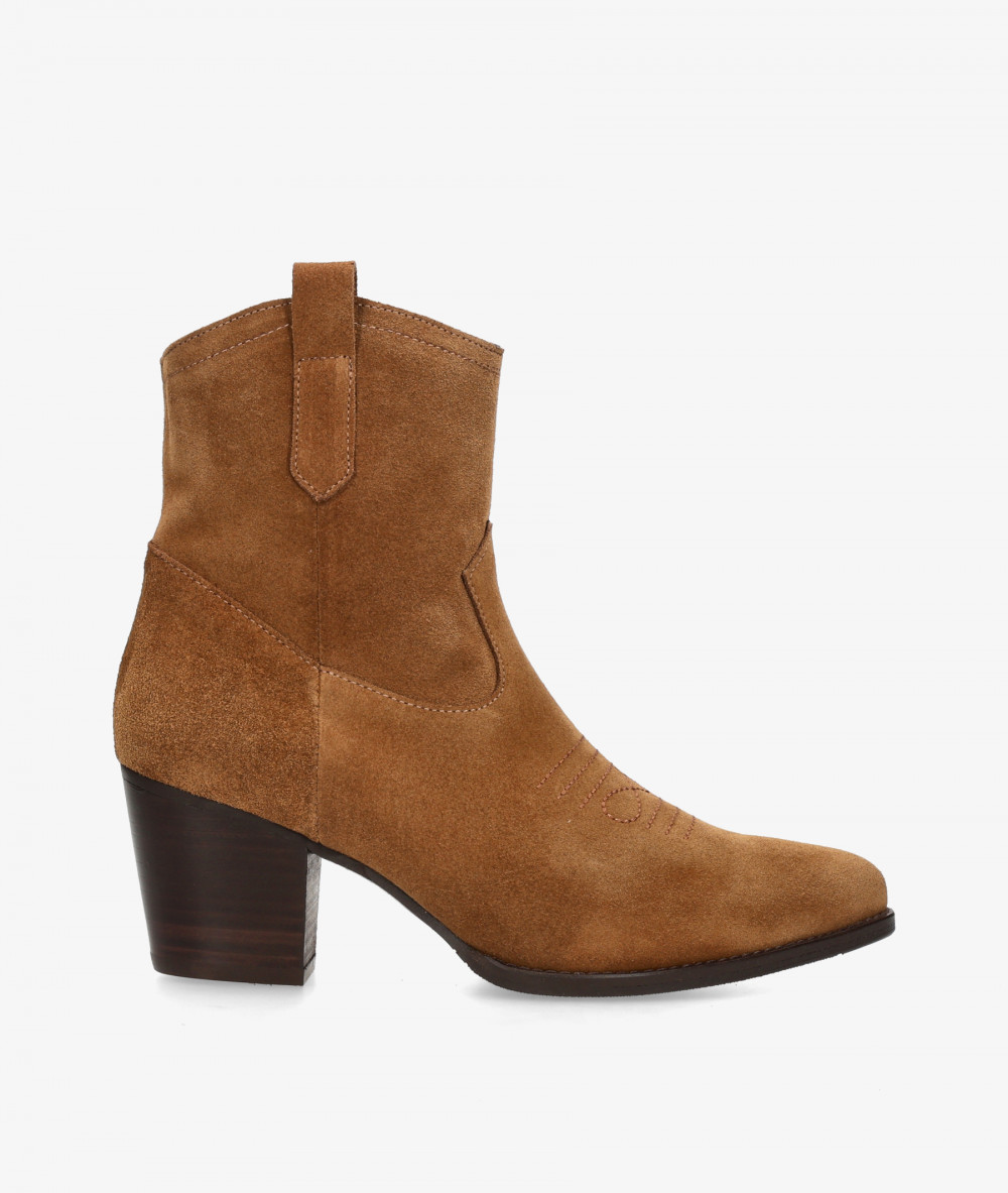 Botines Kénnebec 671 en serraje cuero