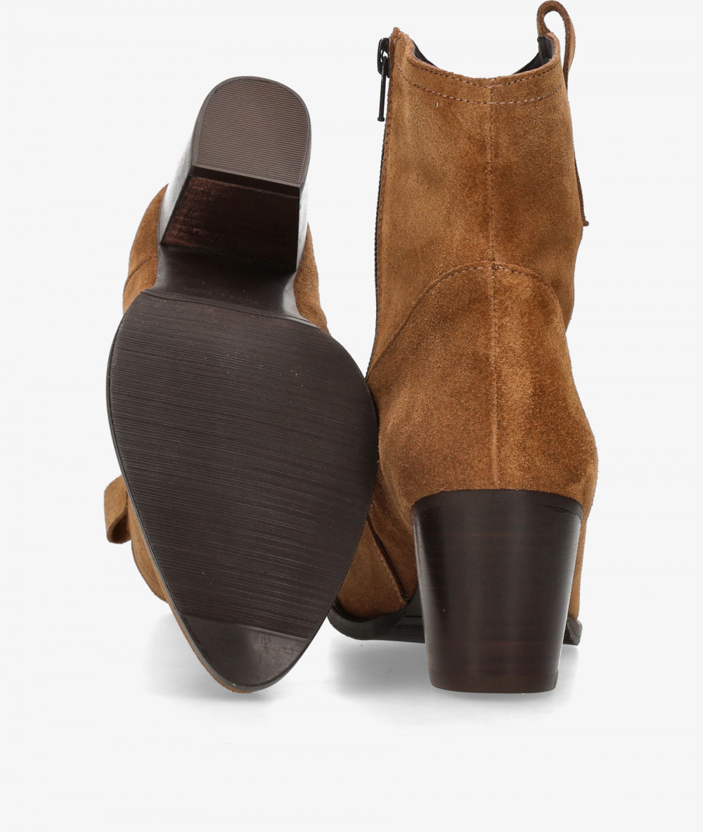Botines Kénnebec 671 en serraje cuero