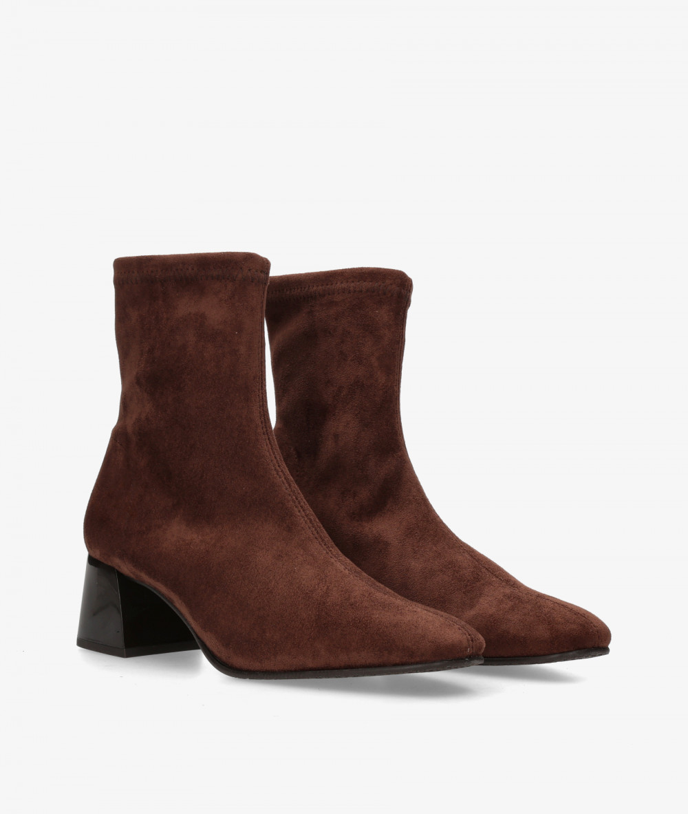 Botines pabloochoa.shoes 75436 en MARRON LYCRA