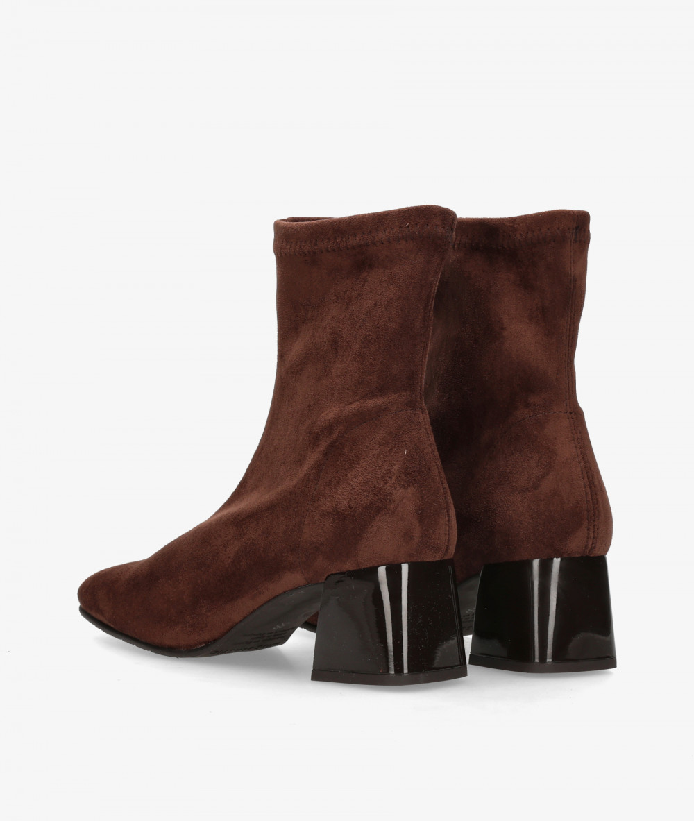 Botines pabloochoa.shoes 75436 en MARRON LYCRA