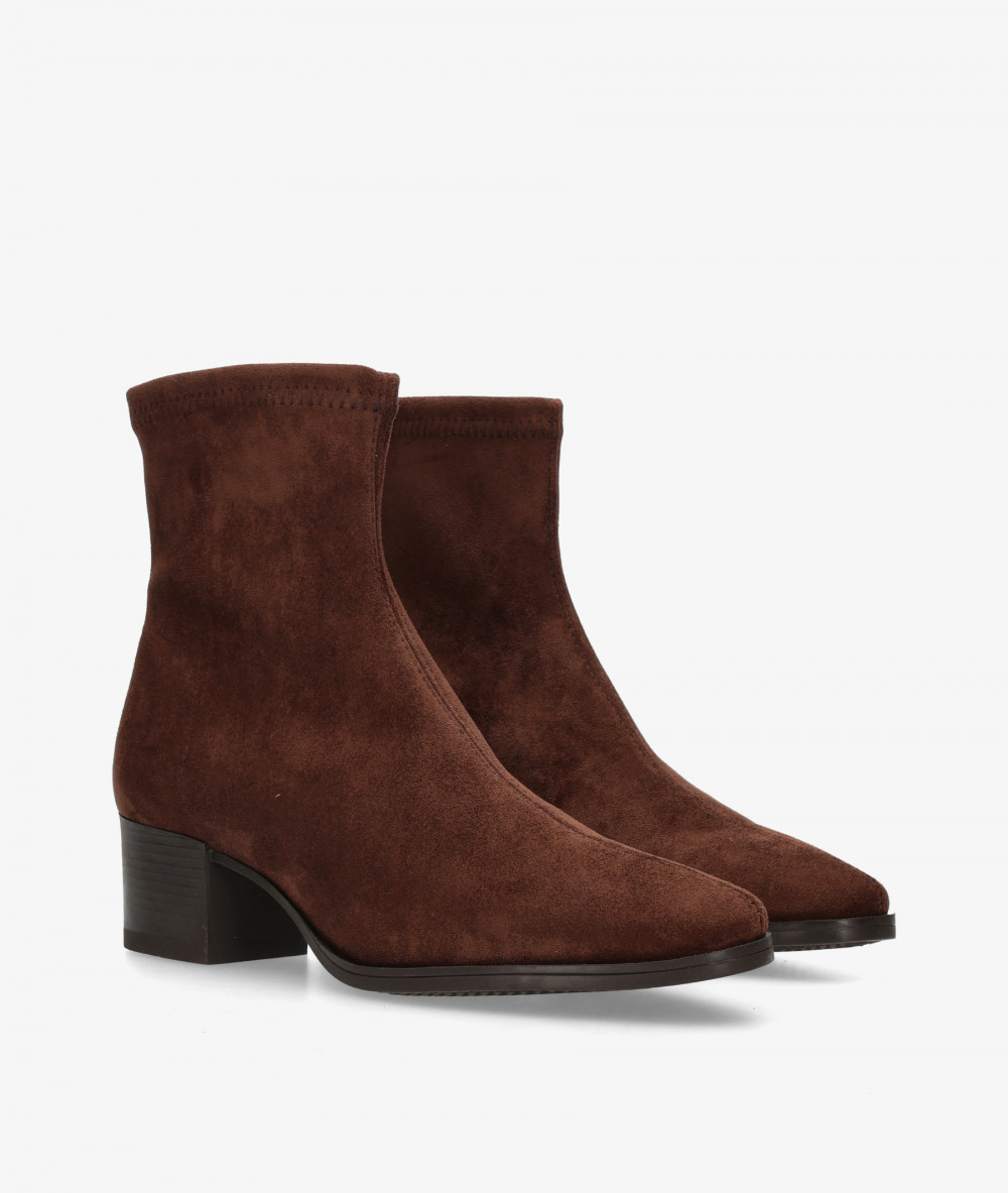 Botines pabloochoa.shoes 78255 en MARRON LYCRA