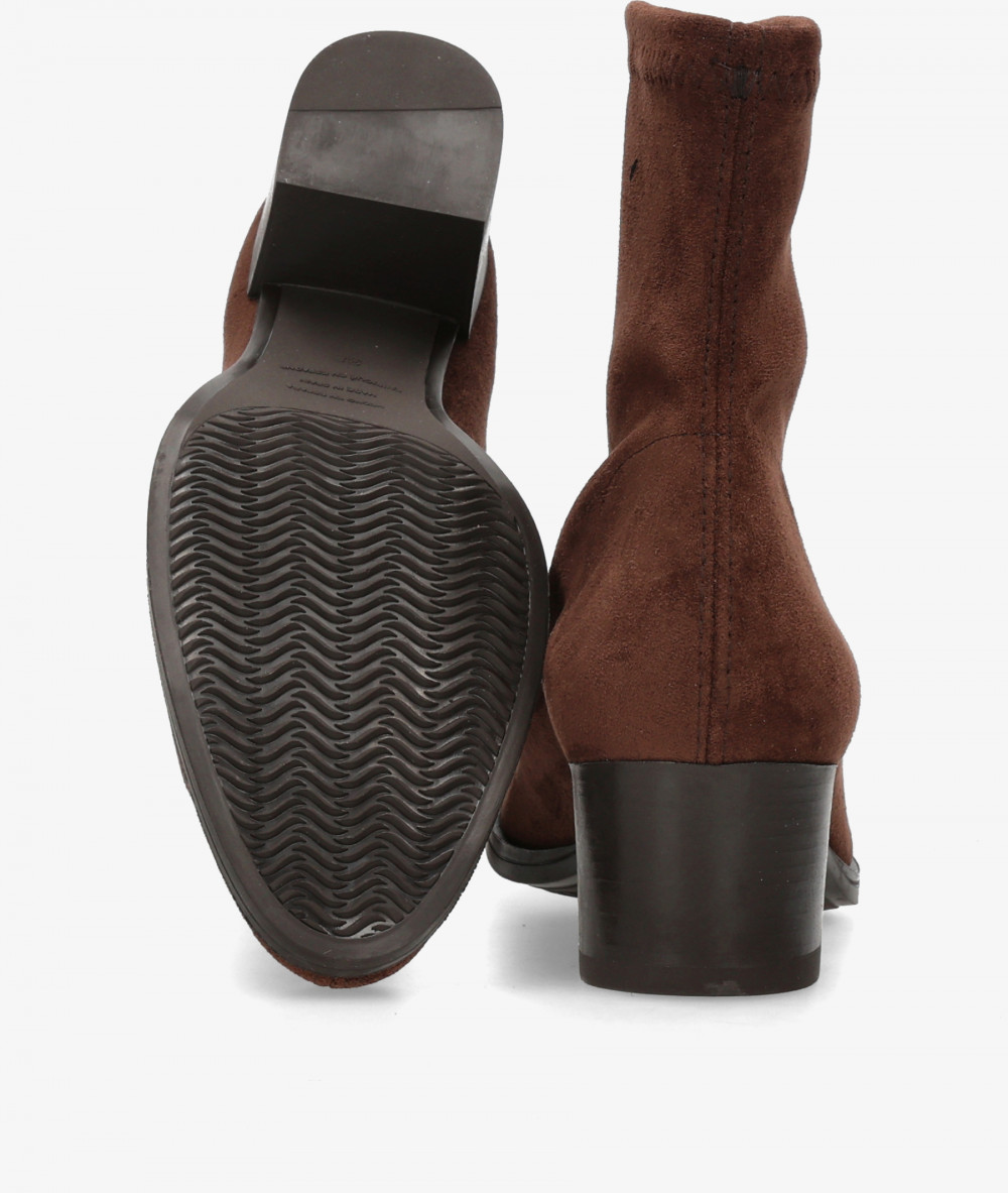 Botines pabloochoa.shoes 78255 en MARRON LYCRA