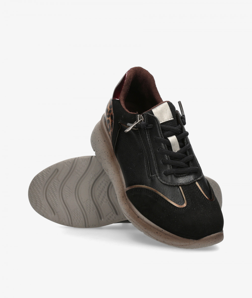 Deportivos MEGHAN SOFT 8003 en negro