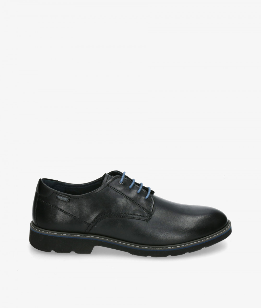 Zapatos de cordones Pikolinos M7D-4289 en negro