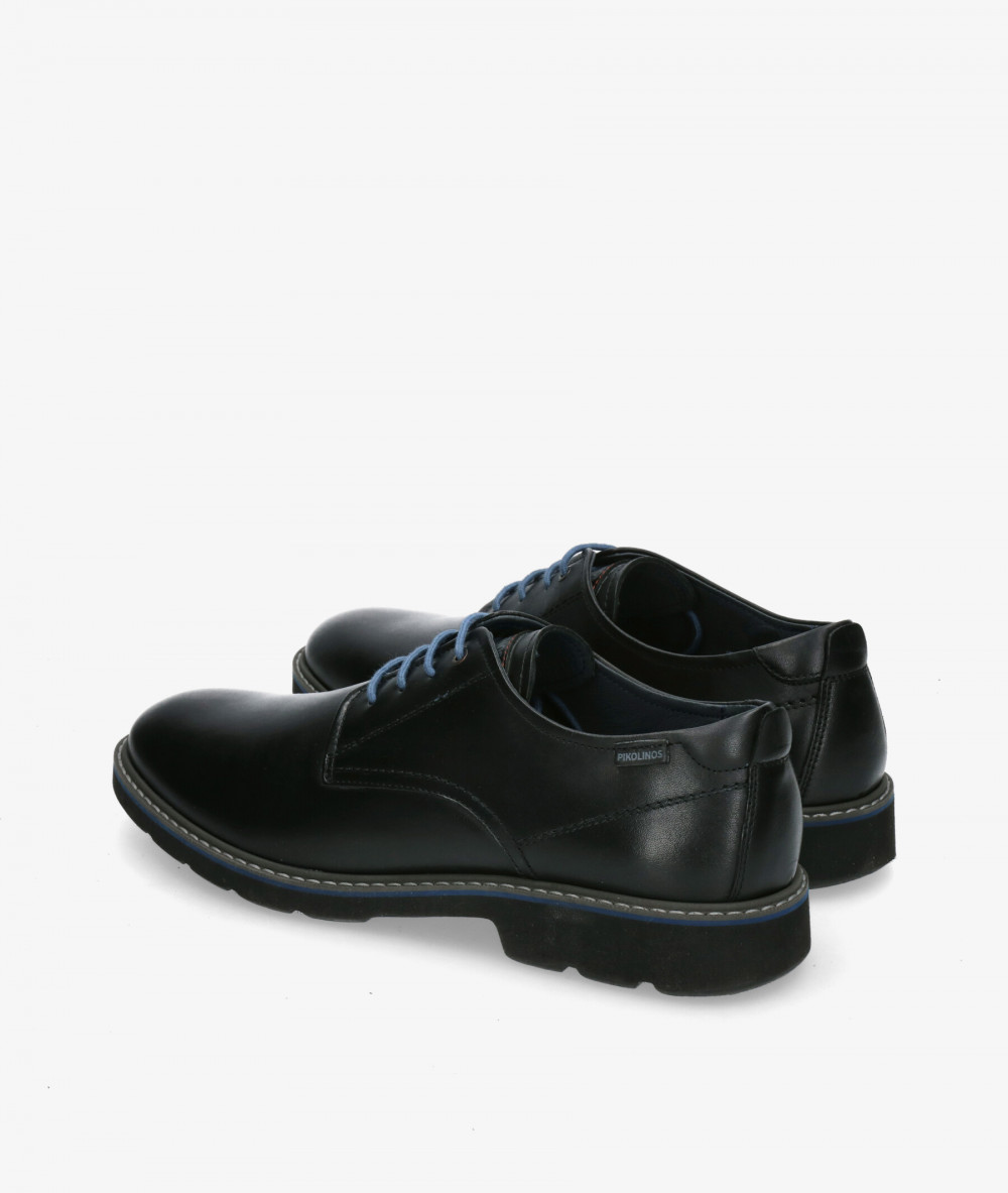 Zapatos de cordones Pikolinos M7D-4289 en negro