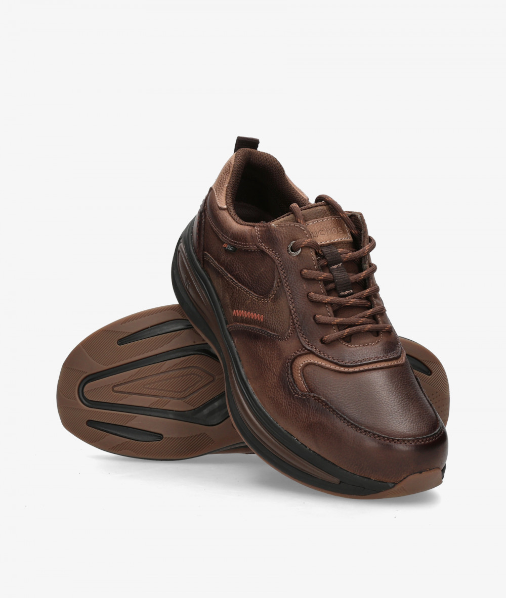 Deportivos Fluchos F2567 en nobuck marrón