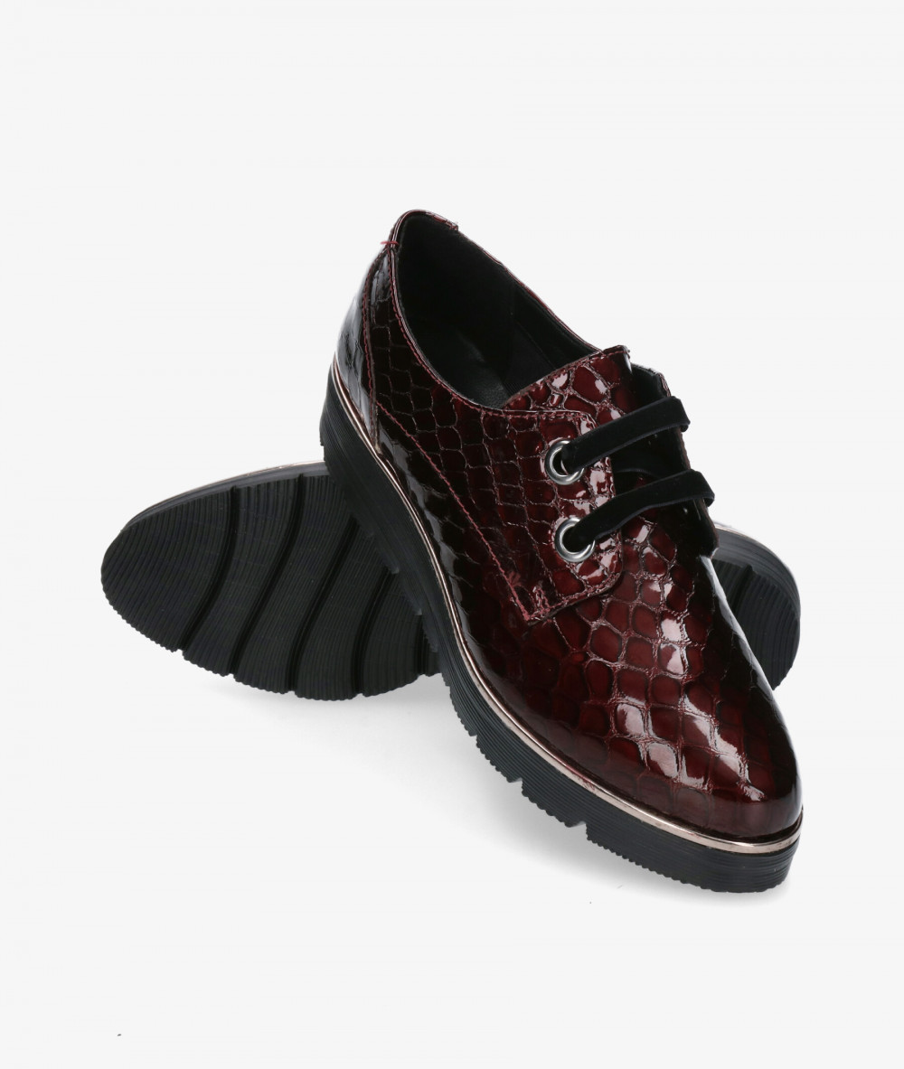 Zapatos de cordones mujer on sale