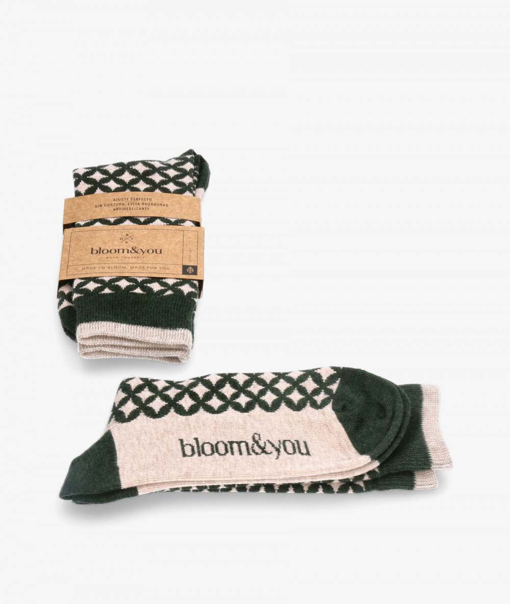 Calcetines bloom&you en hueso